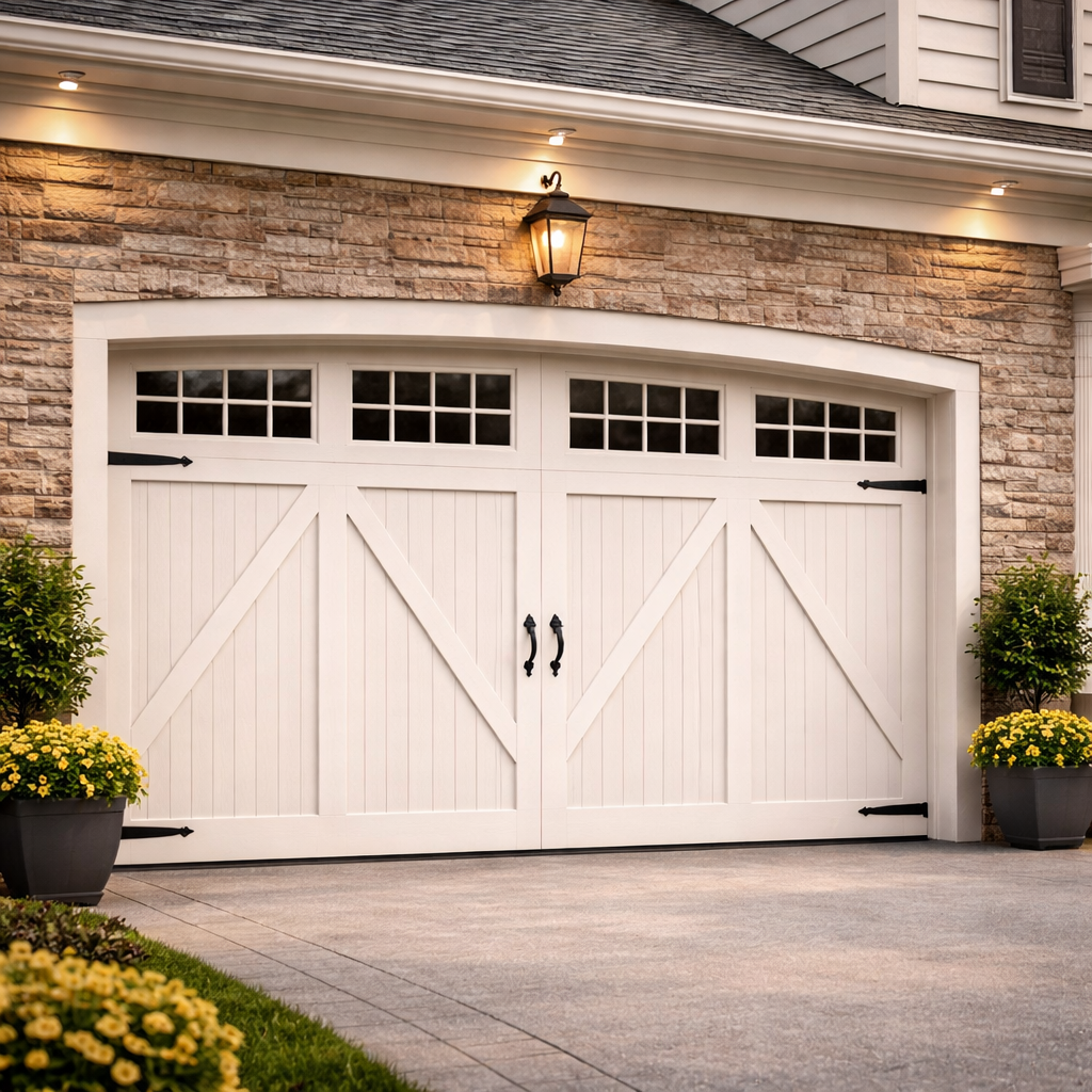Carriage-style garage door