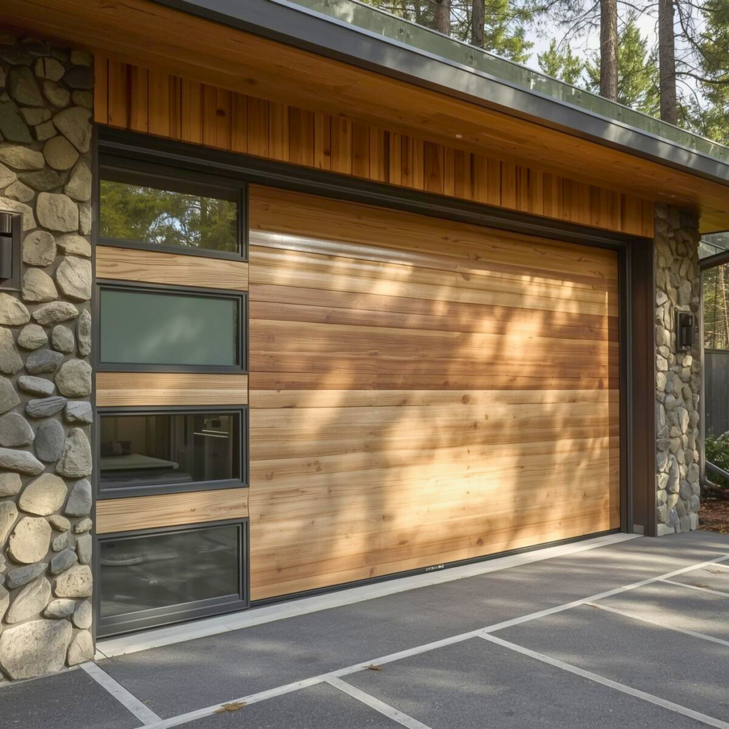 Modern garage doors